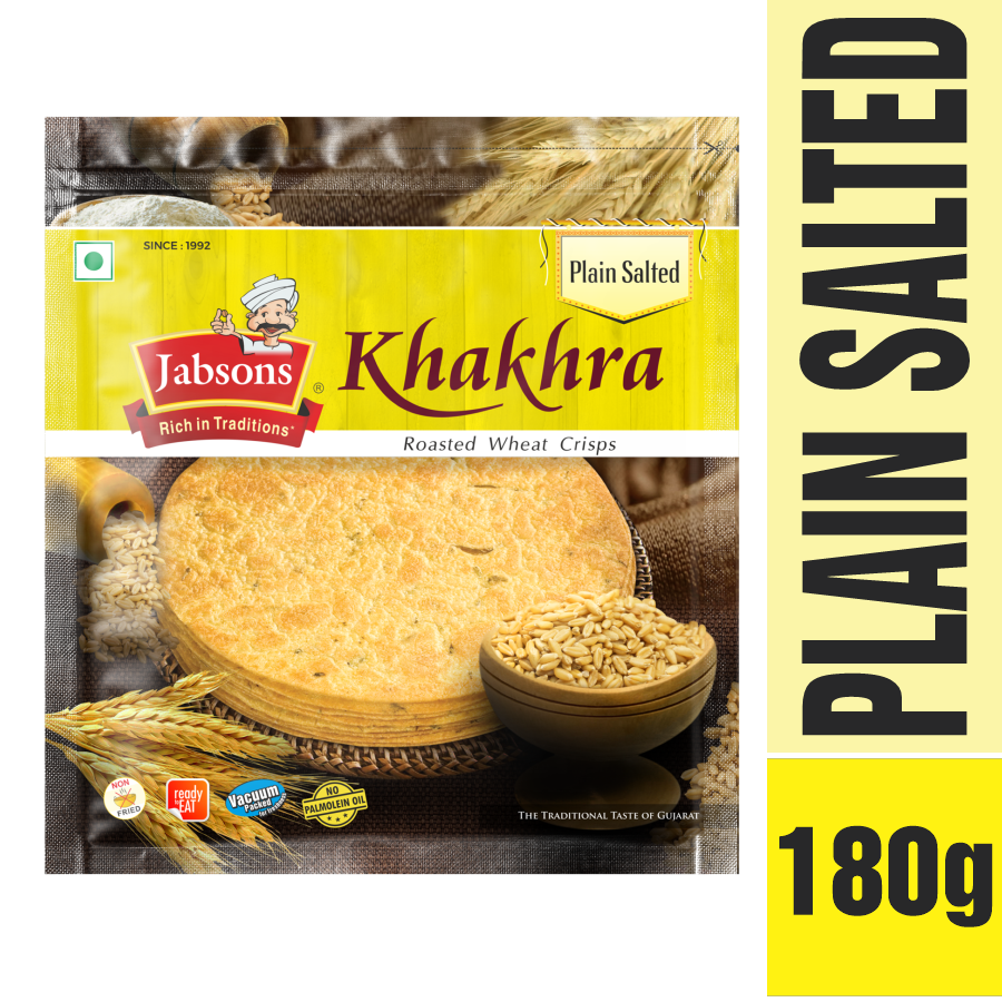 Jabsons Plain Khakhra(1+1 free)