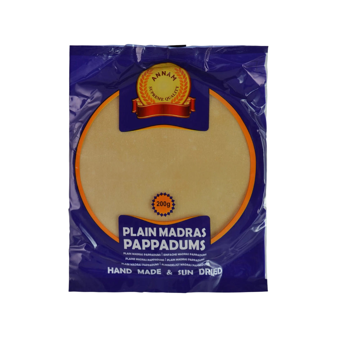 Annam Plain Madras Pappadums