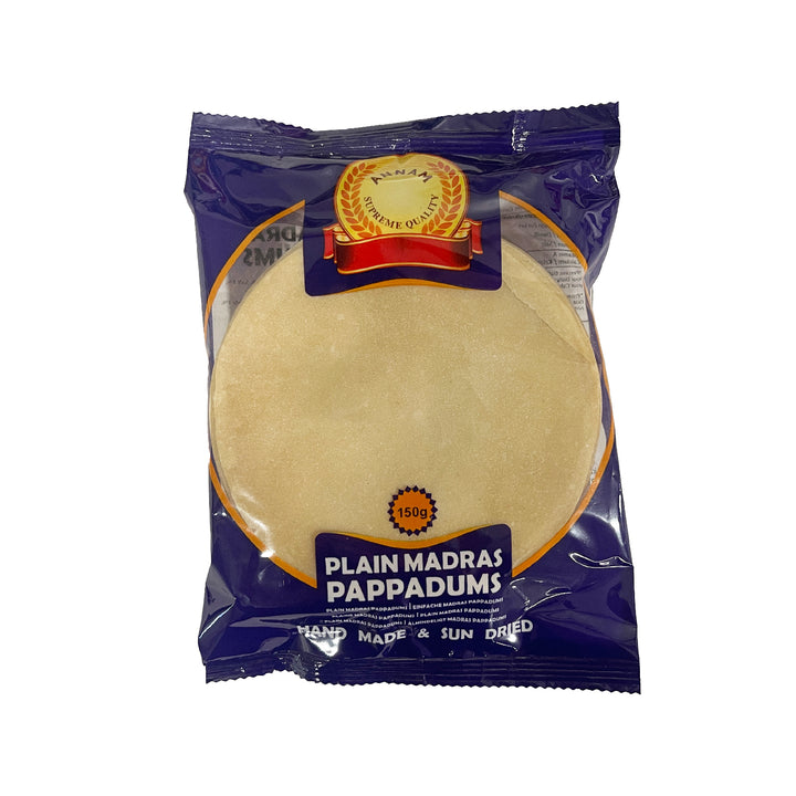 Annam Plain Madras Pappadums