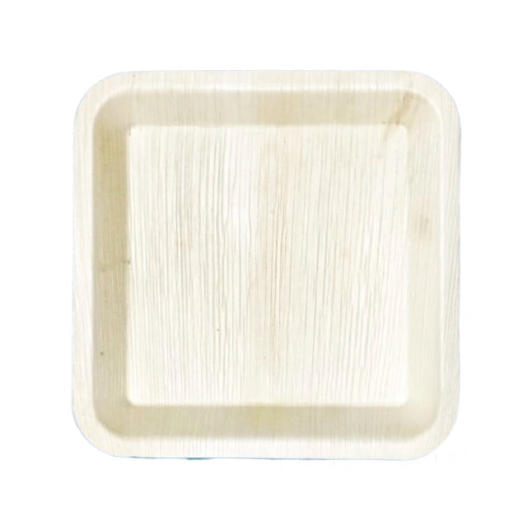 Eco Palm - Areca Palm leaf plate Square (1+1 free)