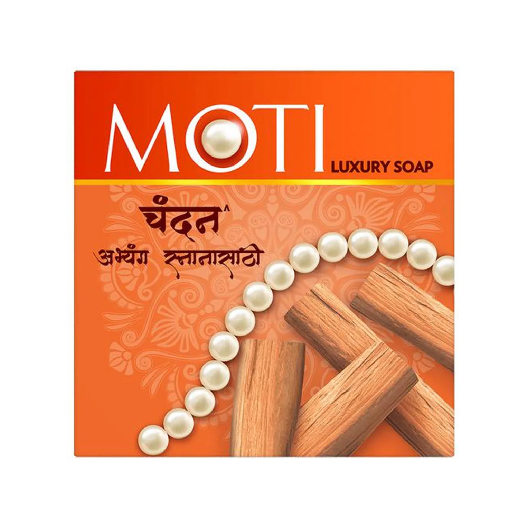 Moti Chandan Luxury Soap | Sandal Luxury Soap (pack of 4)