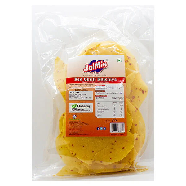 Jaimin Red Chilli Khichiya Papad (1+1 free)