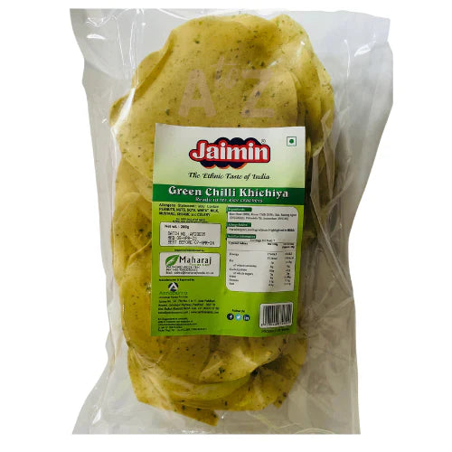Jaimin Green Chilli Khichiya Papad (1+1 free)