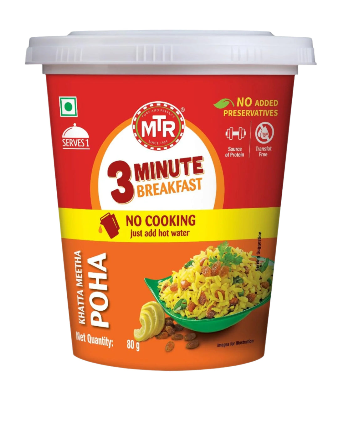 MTR Khatta Meetha Poha Cuppa