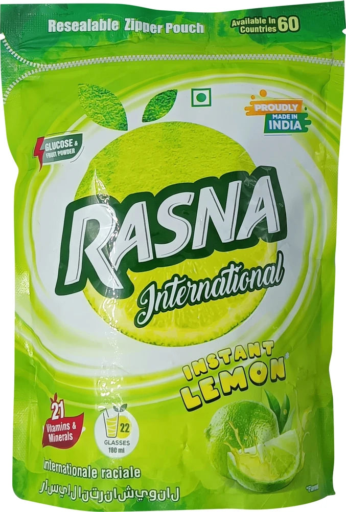 Rasna Instant Lemon Drink (1+1free)