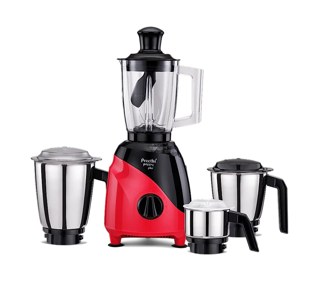 Preethi Peppy 750-Watt Mixer Grinder with 3 Jars