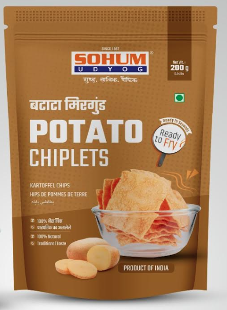 Sohum Potato Flakes chips/Batata  Mrigund (1+1 free)