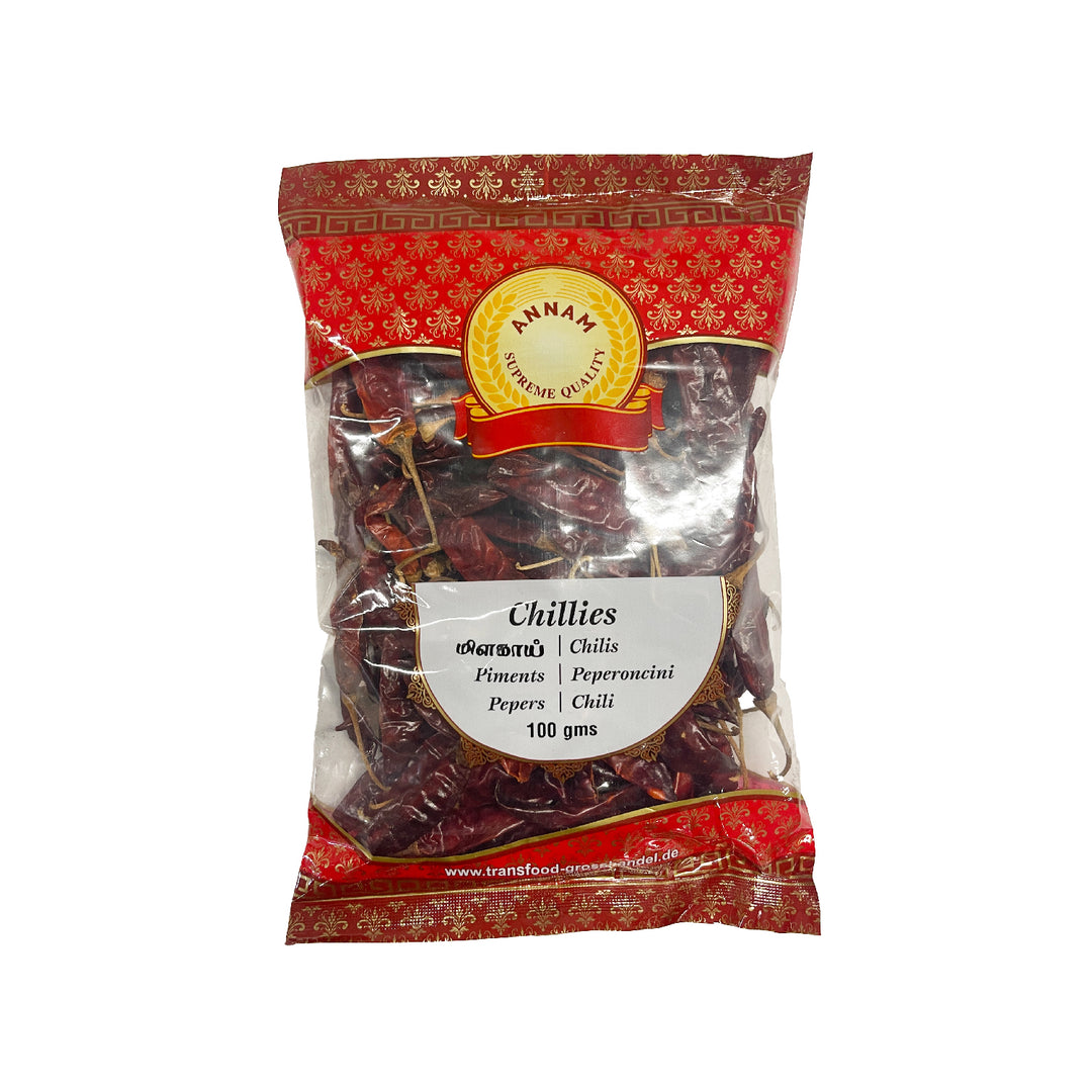 Annam Dried Red Chillies with stem