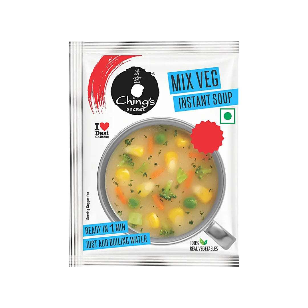 Ching's Secret Instant Mix Veg Soup (pack of 4)