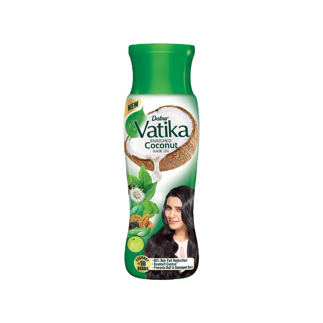 Dabur Vatika Hair Oil (Free Dabur Red Paste 37g)
