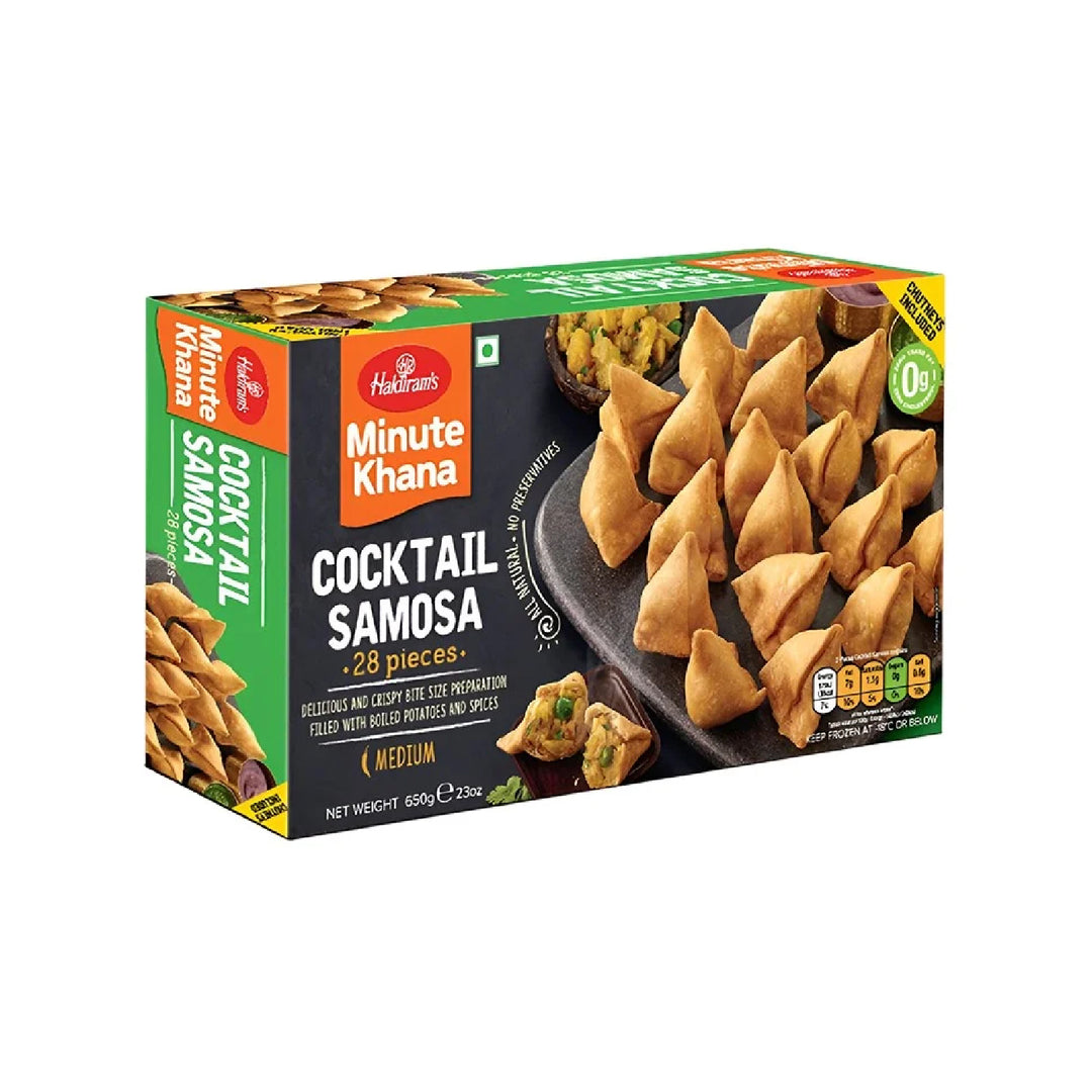 Haldiram Cocktail Samosa | Frozen (Only delivered in Netherlands)