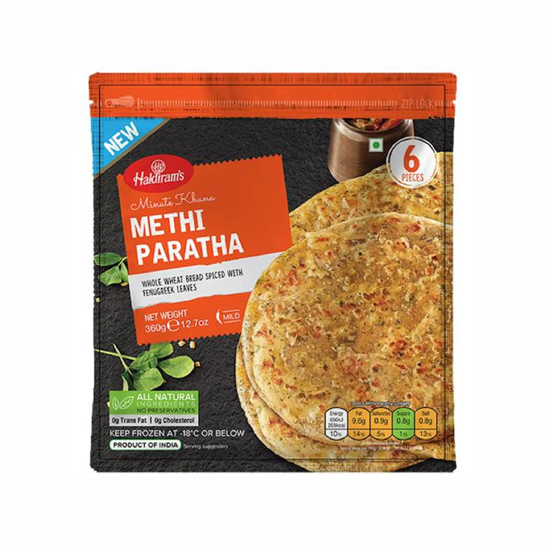 Haldiram Methi Paratha | Frozen (Only delivered in Netherlands)