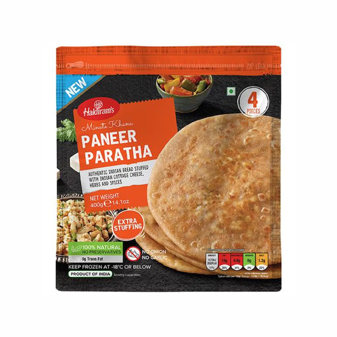 Haldiram Paneer( Tofu)  Paratha | Frozen (Only delivered in Netherlands)