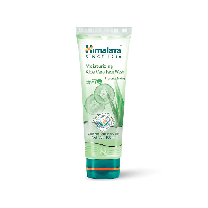 Himalaya Moisturizing Aloe Vera Face Wash (+ Free Himalaya Herbals Complete Care Toothpaste 40 g)