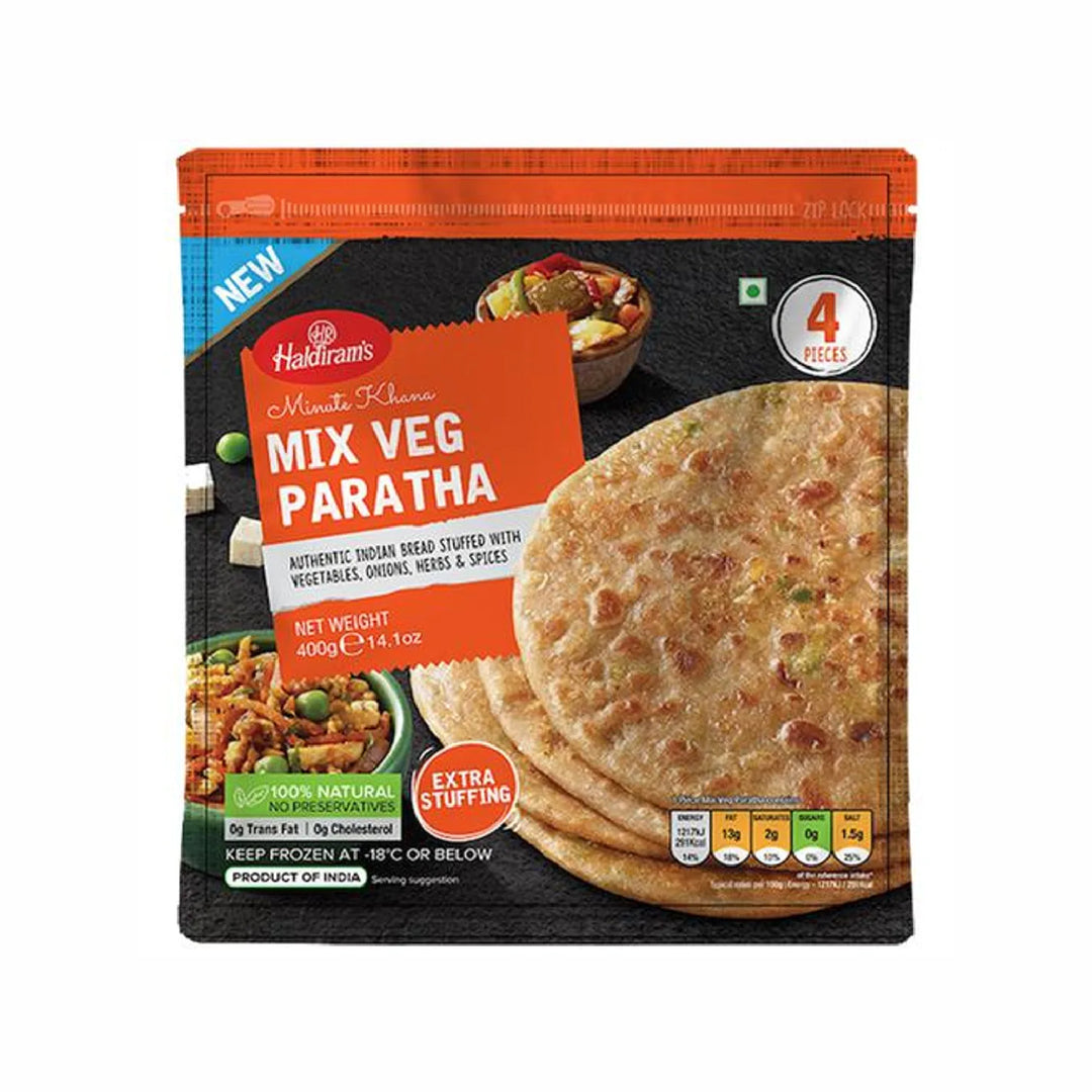 Haldiram Mix Veg Paratha | Frozen (Only delivered in Netherlands)