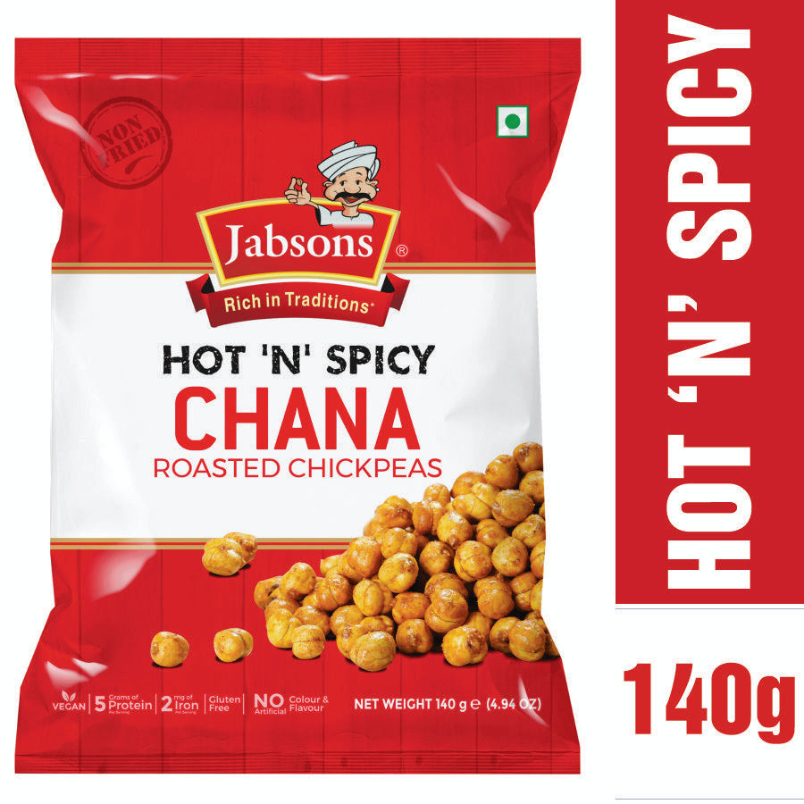 Jabsons Roasted Chana Hot N Spicy