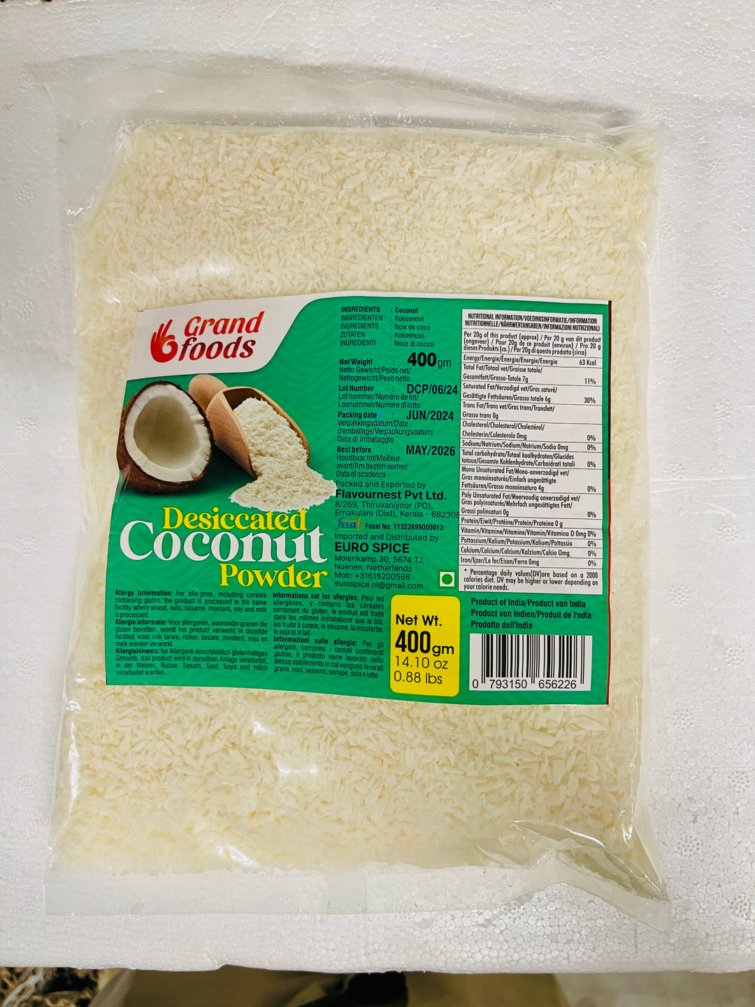 Grand Foods Dessicated Coconut Powder