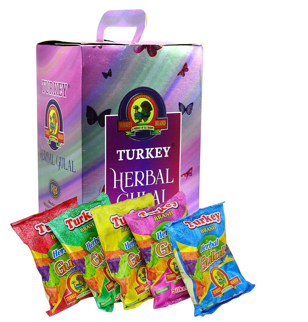 Herbal holi colours (includes 5 pouches))