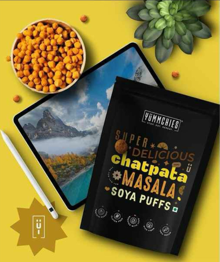 Yummchies Chatpata Masala Soya Puffs